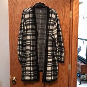 Torrid Insider plaid long cardigan